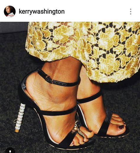 kerry washington feet|Kerry Washingtons Shoe Style Evolution, Photos